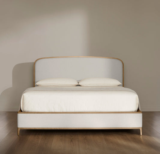 Upholstered Curve Bed